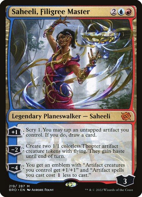 [Foil] BRO 219 Saheeli, Filigree Master M