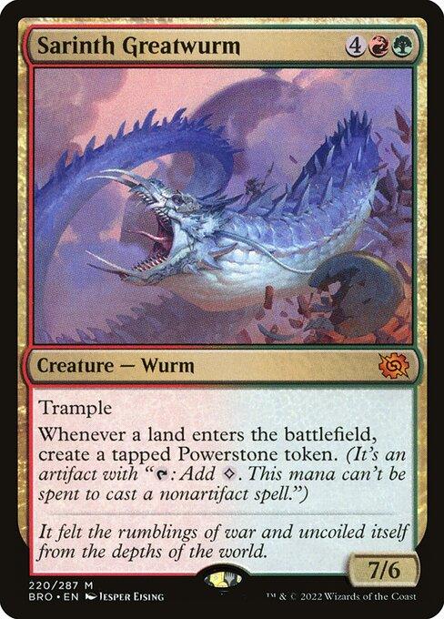 [Foil] BRO 220 Sarinth Greatwurm M