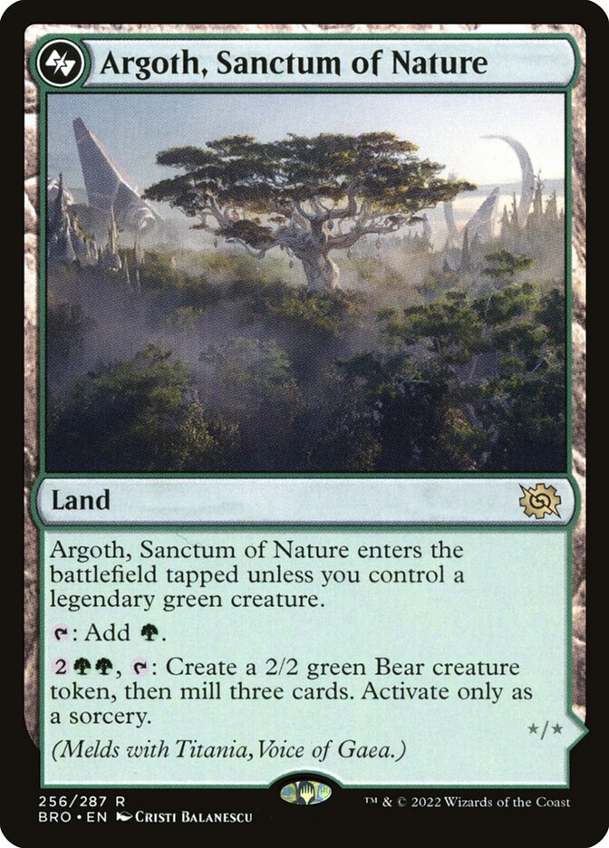 BRO 256 Argoth, Sanctum of Nature R