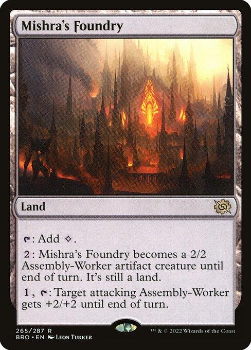[Foil] BRO 265 Mishra's Foundry R