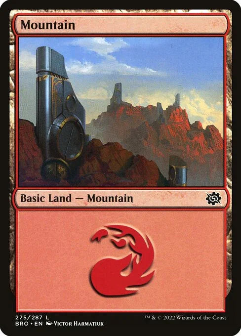 [Foil] BRO 275 Mountain (275) L