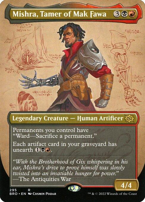 [Foil] BRO 295 Mishra, Tamer of Mak Fawa (Borderless) R
