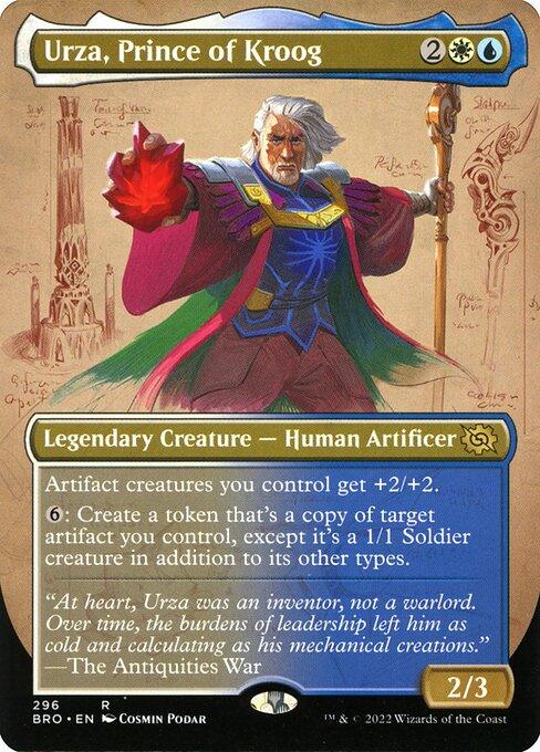 [Foil] BRO 296 Urza, Prince of Kroog (Borderless) R