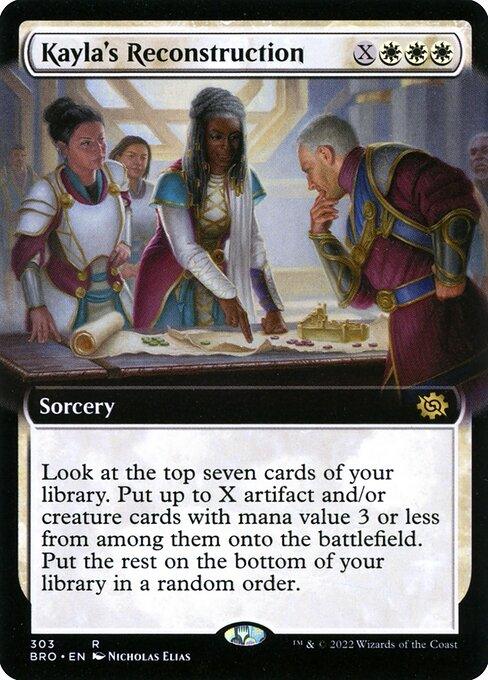 [Foil] BRO 303 Kayla's Reconstruction (Extended Art) R