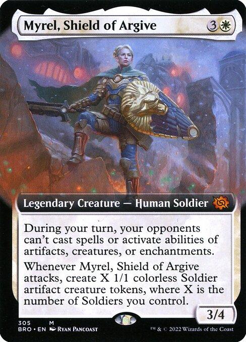 [Foil] BRO 305 Myrel, Shield of Argive (Extended Art) M