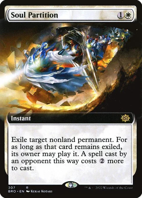 [Foil] BRO 307 Soul Partition (Extended Art) R
