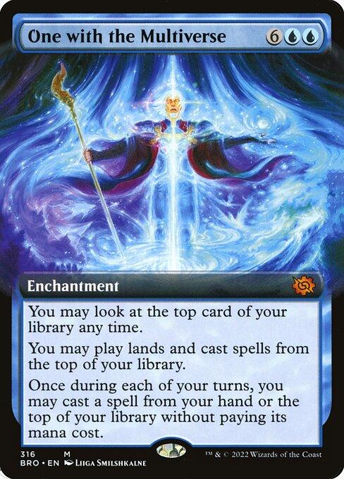[Foil] BRO 316 One with the Multiverse (Extended Art) M