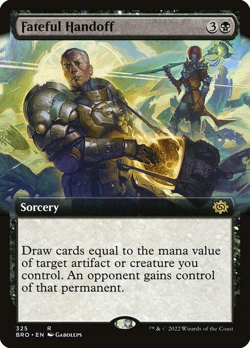 [Foil] BRO 325 Fateful Handoff (Extended Art) R