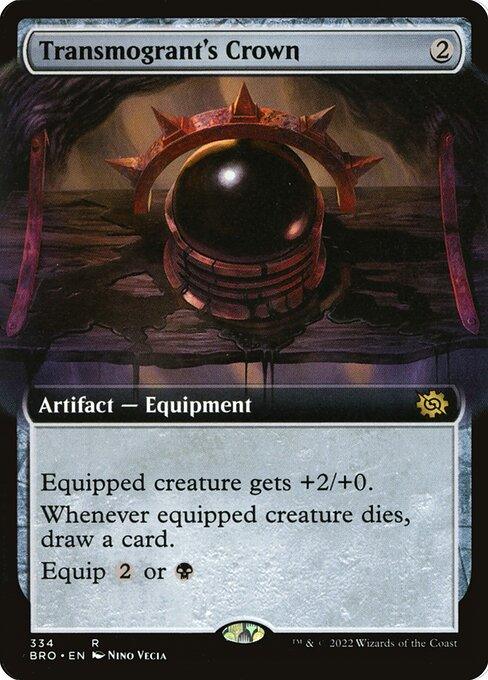 [Foil] BRO 334 Transmogrant's Crown (Extended Art) R