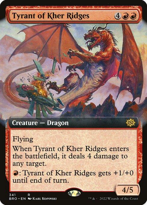 [Foil] BRO 341 Tyrant of Kher Ridges (Extended Art) R