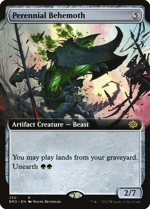 [Foil] BRO 350 Perennial Behemoth (Extended Art) R