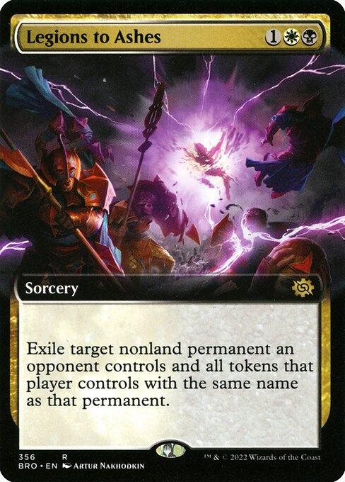 [Foil] BRO 356 Legions to Ashes (Extended Art) R