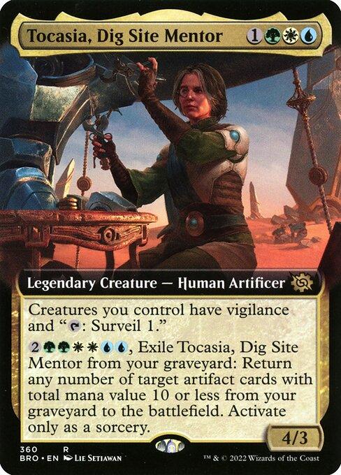 [Foil] BRO 360 Tocasia, Dig Site Mentor (Extended Art) R