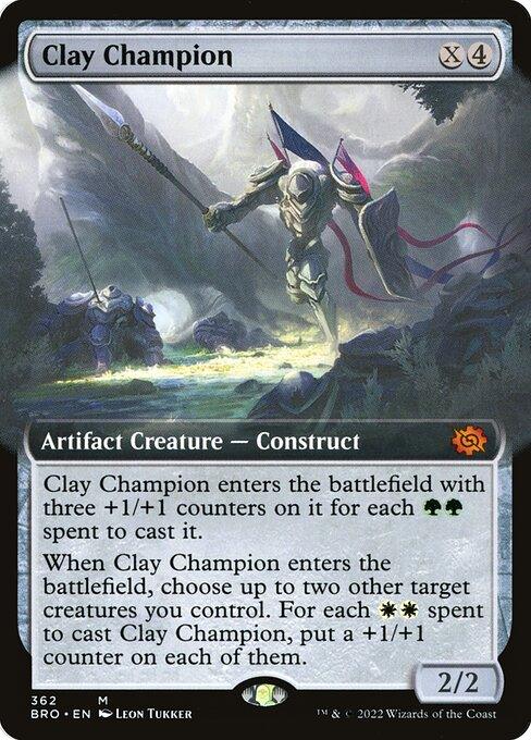 [Foil] BRO 362 Clay Champion (Extended Art) M