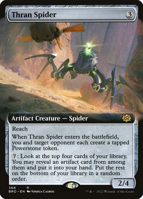 [Foil] BRO 368 Thran Spider (Extended Art) R