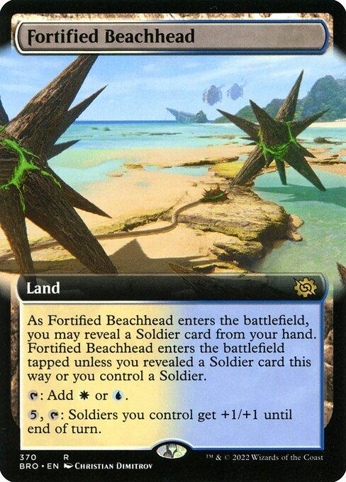 [Foil] BRO 370 Fortified Beachhead (Extended Art) R