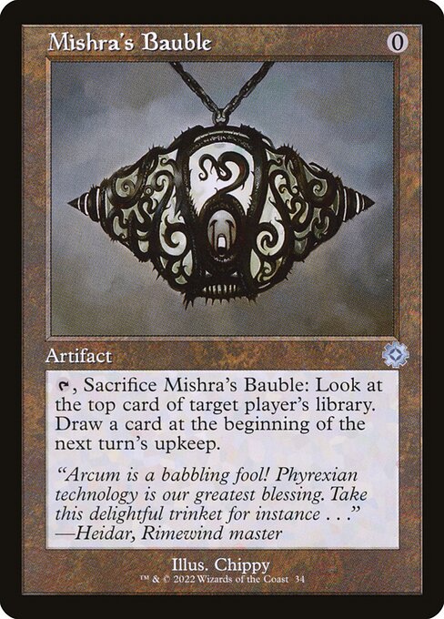 [Foil] BRR 034 Mishra's Bauble U