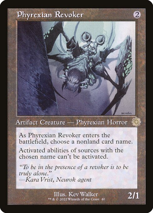 [Foil] BRR 040 Phyrexian Revoker R