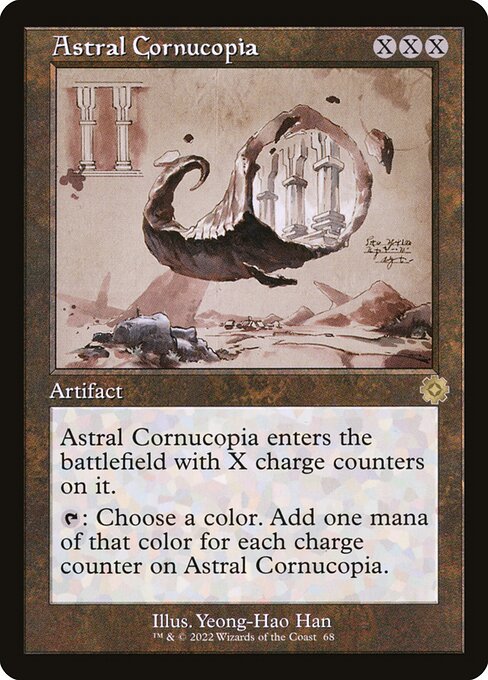 [Foil] BRR 068 Astral Cornucopia (Schematic Art) R