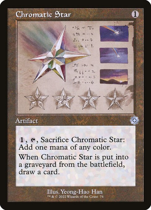 [Foil] BRR 074 Chromatic Star (Schematic Art) U