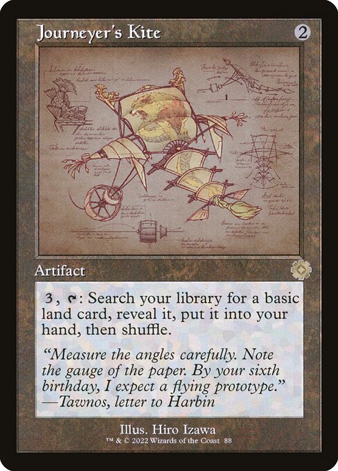 [Foil] BRR 088 Journeyer's Kite (Schematic Art) R