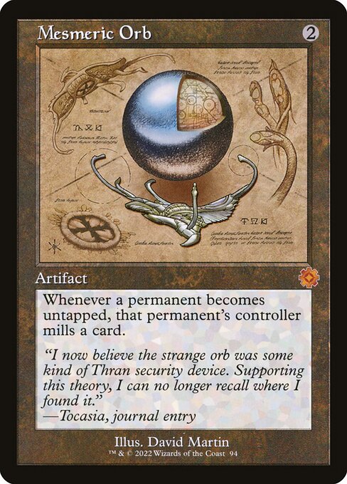 [Foil] BRR 094 Mesmeric Orb (Schematic Art) M