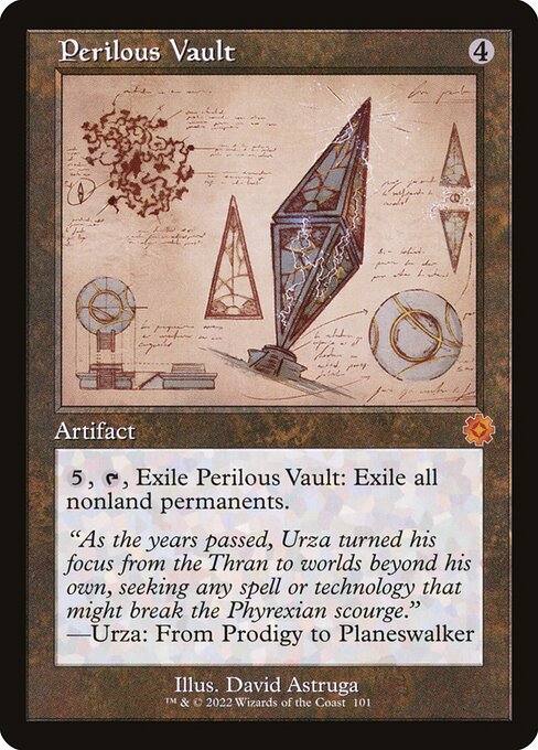[Foil] BRR 101 Perilous Vault (Schematic Art) M