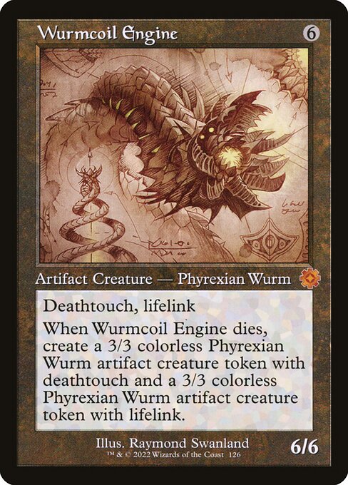 [Foil] BRR 126 Wurmcoil Engine (Schematic Art) M