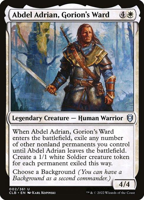 [Foil] CLB 002 Abdel Adrian, Gorion's Ward U