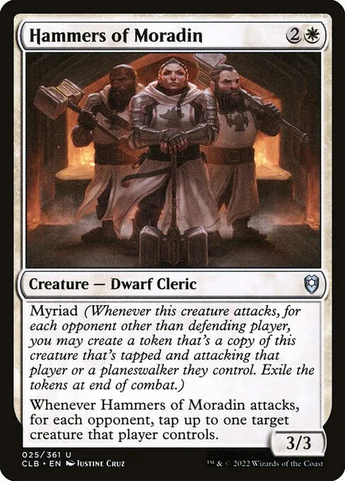 [Foil] CLB 025 Hammers of Moradin U