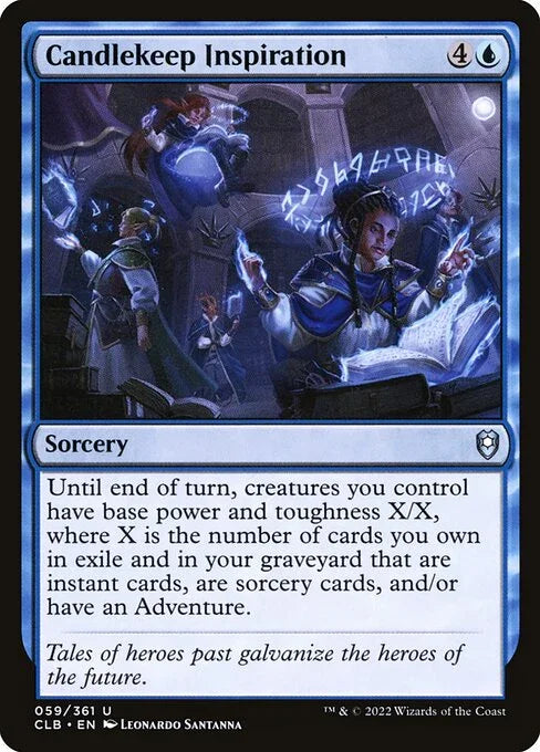 [Foil] CLB 059 Candlekeep Inspiration U
