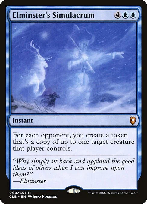 [Foil] CLB 068 Elminster's Simulacrum M