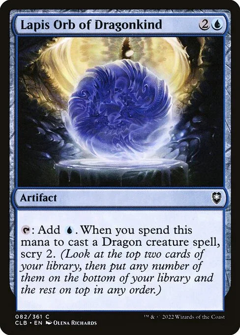 [Foil] CLB 082 Lapis Orb of Dragonkind C