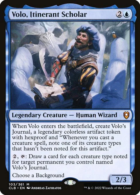 CLB 103 Volo, Itinerant Scholar M