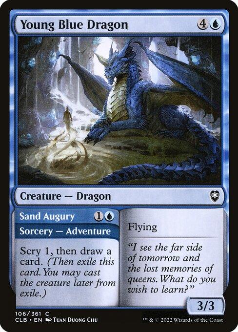 [Foil] CLB 106 Young Blue Dragon C