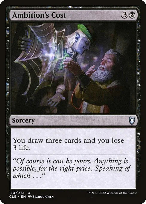 CLB 110 Ambition's Cost U