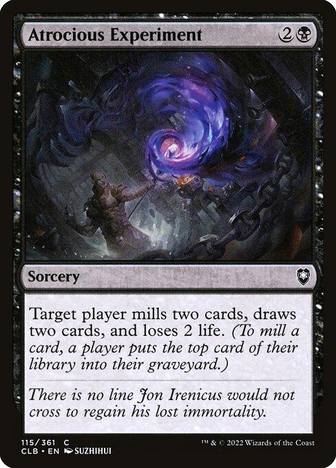 [Foil] CLB 115 Atrocious Experiment C