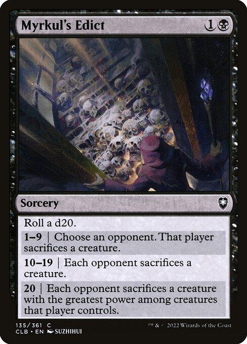 [Foil] CLB 135 Myrkul's Edict C