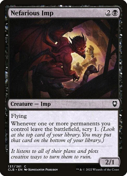 CLB 137 Nefarious Imp C