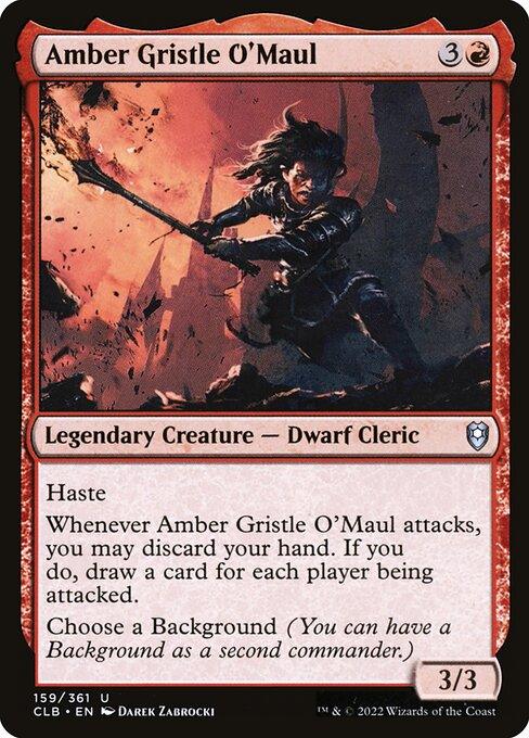[Foil] CLB 159 Amber Gristle O'Maul U