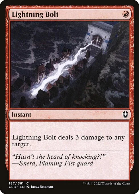 CLB 187 Lightning Bolt C