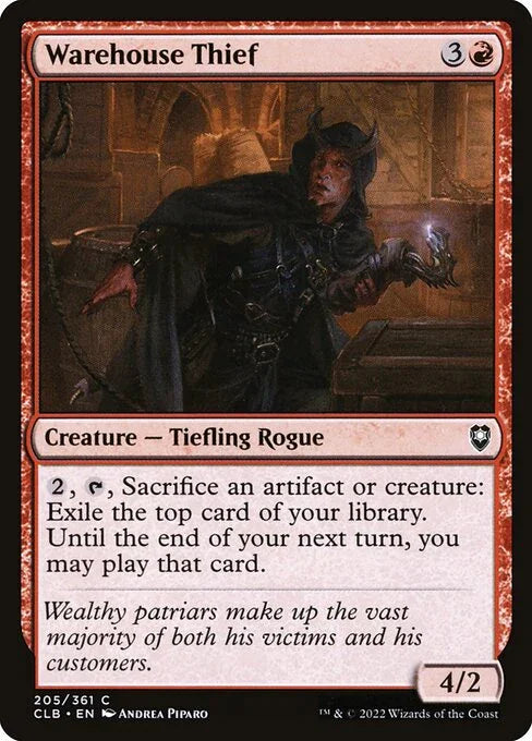 CLB 205 Warehouse Thief C