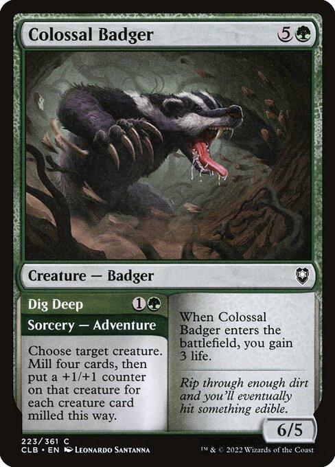 [Foil] CLB 223 Colossal Badger C
