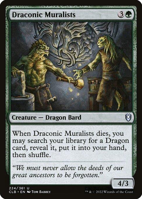 [Foil] CLB 224 Draconic Muralists U