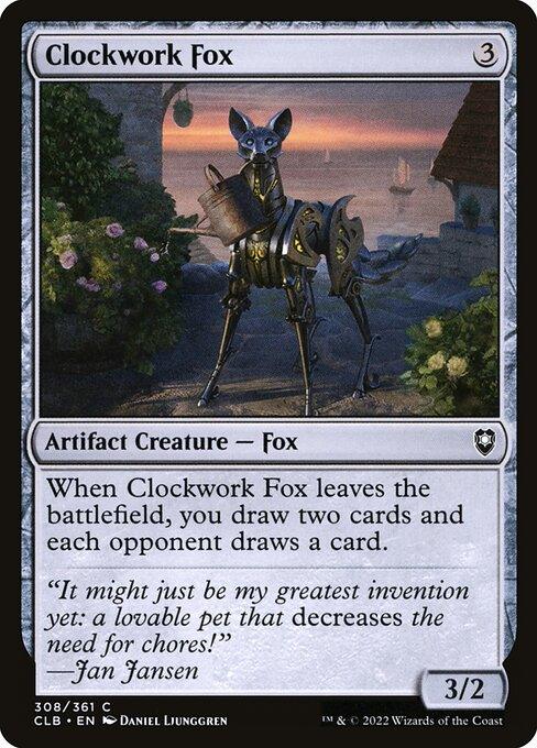 [Foil] CLB 308 Clockwork Fox C