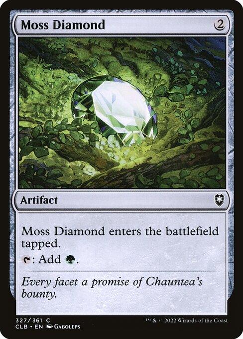 [Foil] CLB 327 Moss Diamond C