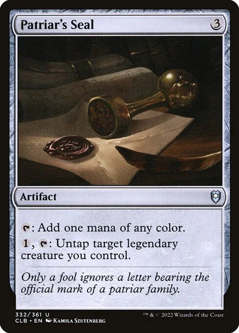 [Foil] CLB 332 Patriar's Seal U