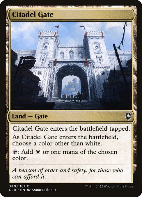 [Foil] CLB 349 Citadel Gate C