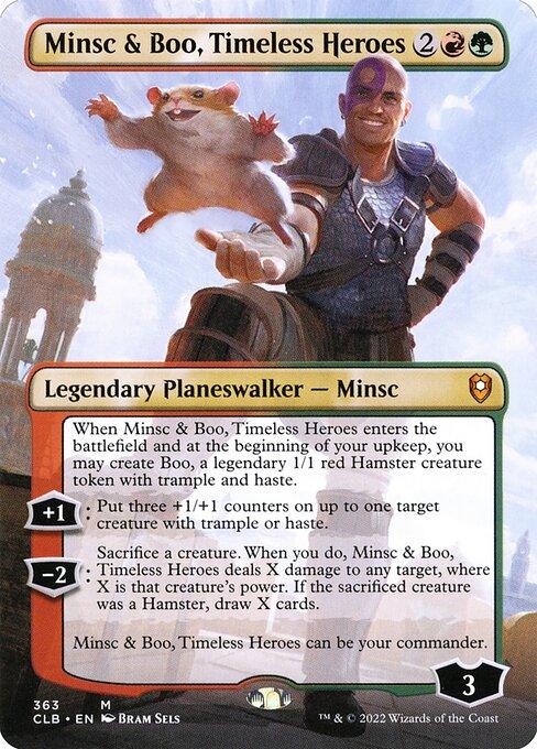 [Foil] CLB 363 Minsc & Boo, Timeless Heroes (Borderless) M