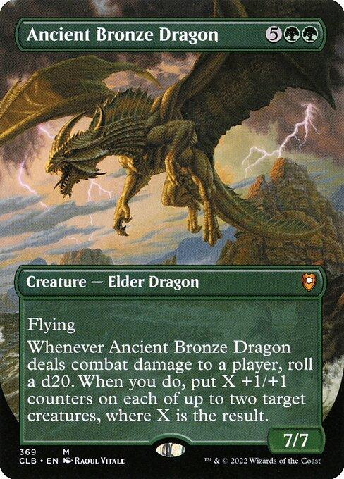 [Foil] CLB 369 Ancient Bronze Dragon (Borderless) M